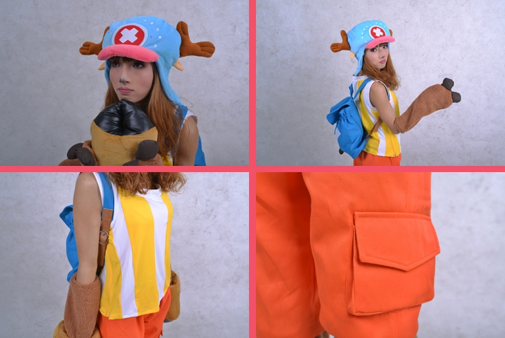 Tùy Chỉnh 
            Một Mảnh Tony Chopper Hai Năm Sau Anthropomorphic Quần Áo Mùa Hè Anime Cosplay Quần Áo Nữ (Không Bao Gồm Giày)