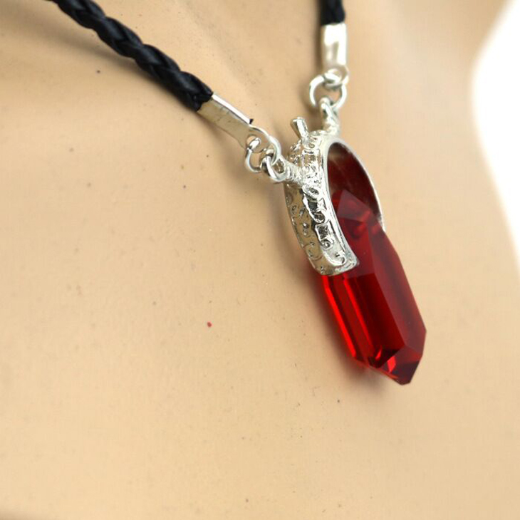 Devil May Cry 3 Dante Virgil Màu xanh đỏ Vòng cổ Cosplay Anime Game Prop Spot - Cosplay đồ hầu nữ