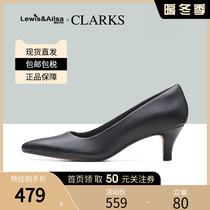 clarks Qile womens shoes business dress pointed high-heeled commuter shoes Linvale Jerica overseas spot