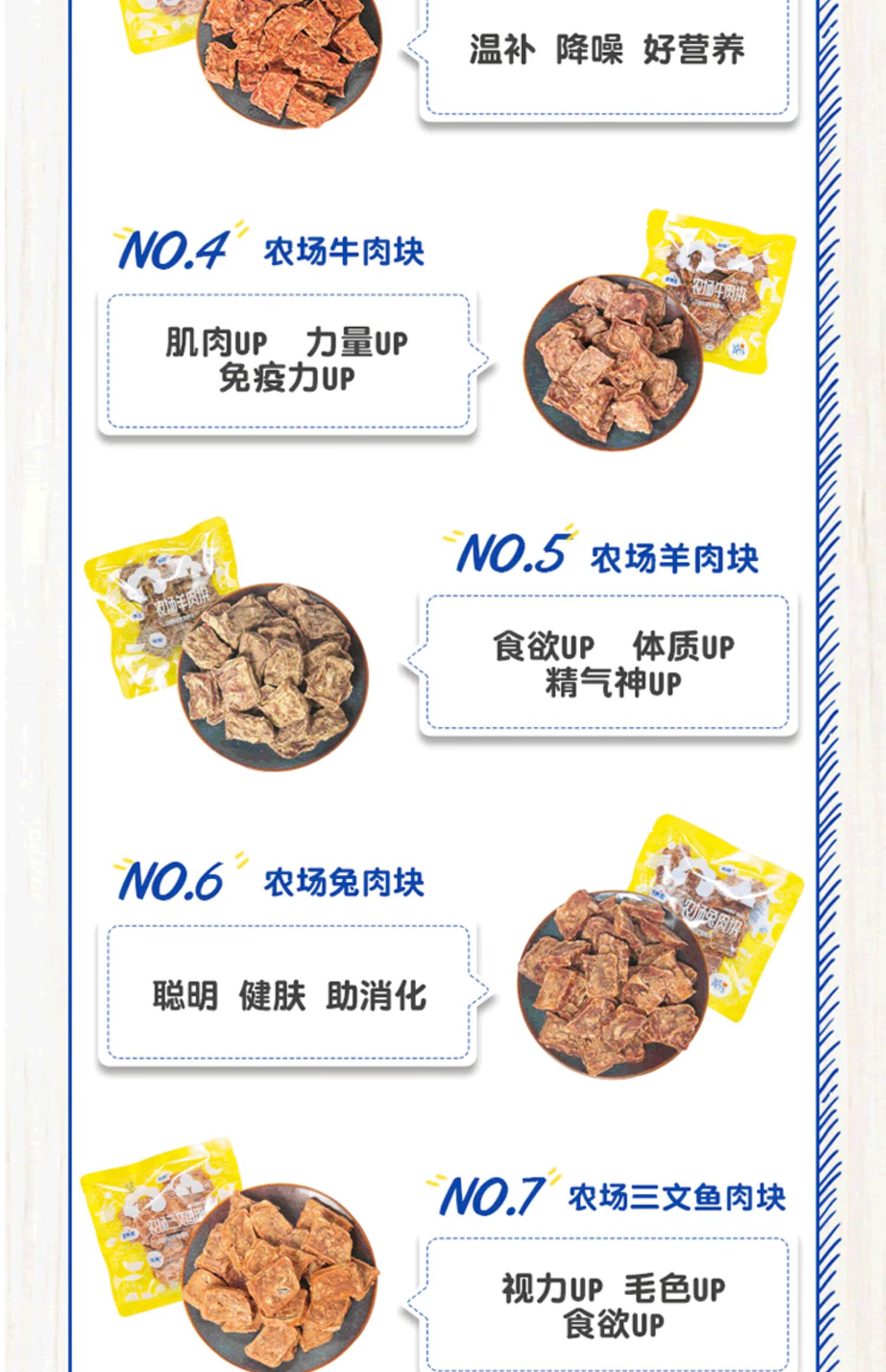 John Farm Dog Snacks Spoon Duck Chicken ức khô Ke Fund Mao Fadou Pet Molar Rod 100g - Đồ ăn vặt cho chó thuc an cho cho
