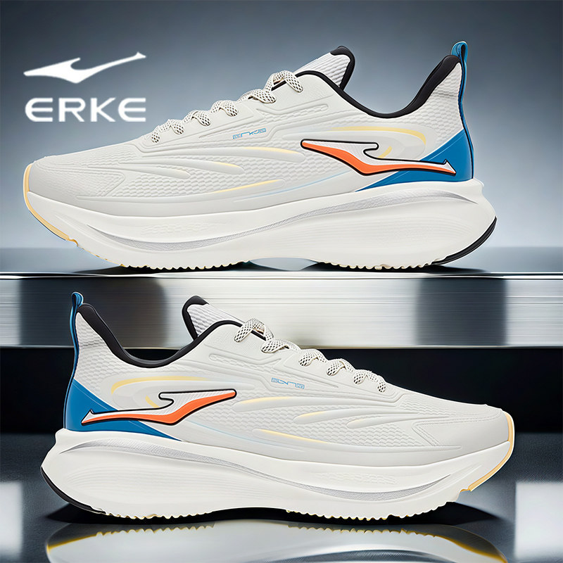 Hongxing Erke Men's Shoes Summer New Men's Waterproof Sports Casual Shoes Soft Sole Shock-Absorbing Breathable Sports Shoes Running Shoes