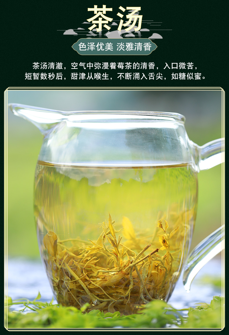 【正品】张家界包龙须芽尖土家莓茶