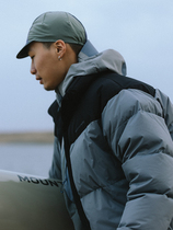 MOUNTAINFEVER AW22 90 white duck down double-sided wear waterproof bread down jacket