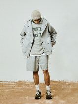 MOUNTAINFEVER SS22 Urban Outdoor Baseball Hooded Change Collar Seven-Pocket Long-sleeved Hoodie