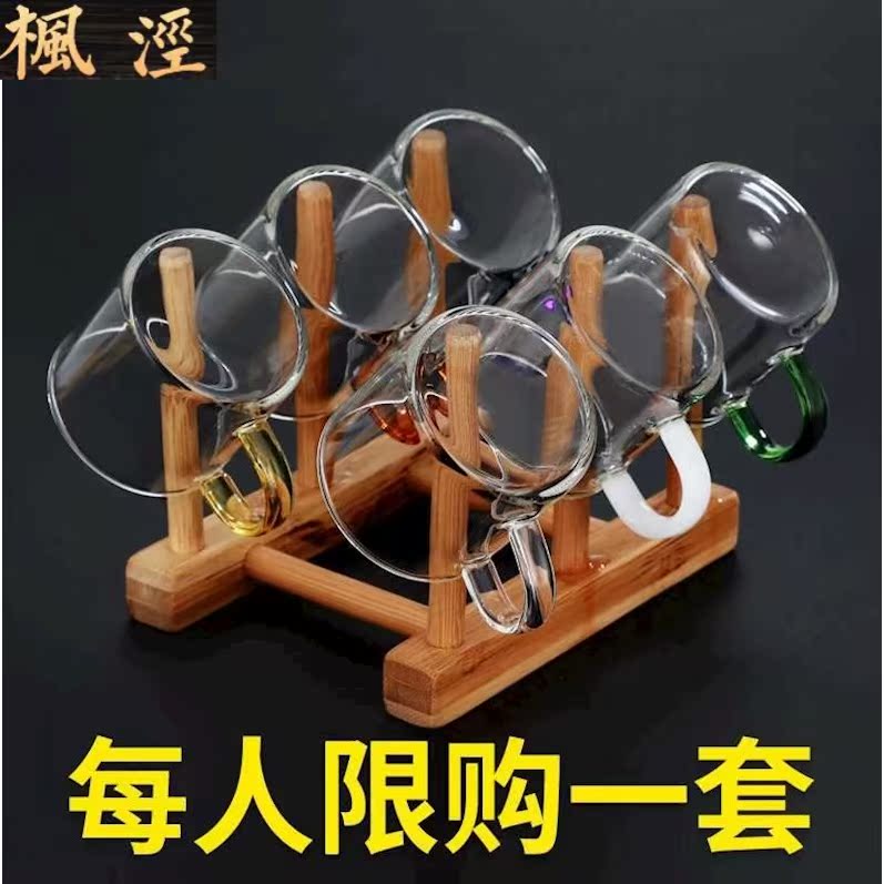 Home kit mini thickening tea service master cup cup glass teapot with the small tea cup kung fu tea cups
