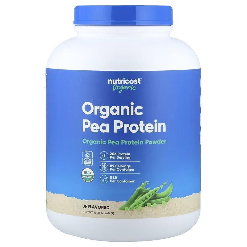 Nutricost Organic Pea Protein Powder for Muscle Gain and Fitness Nutricost Organic Pea Protein Powder for Muscle Gain and Fitness