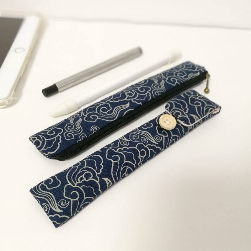 New pen protective case apple pencil pen case pen bag simple storage bag single pen bag cotton flannelette