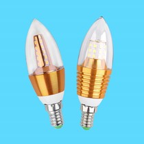 Bulb led small mouth Luo mouth Energy-saving spiral small head screw mouth Warm color e14 lighting living room ultra-bright white light home