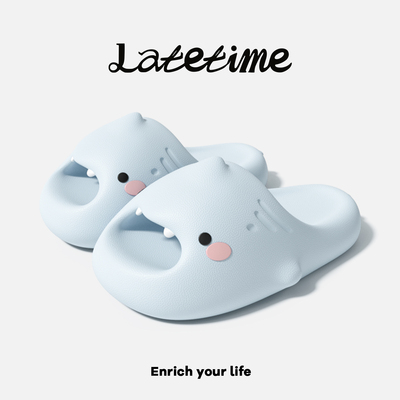 Latetime Little Cute Shark Kidsren's Slippers for Boys Summer Indoor Non-Slip Cute Cartoon Baby Slippers for Girls — 3