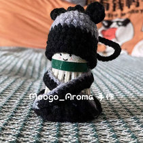 Handmade crocheted badminton pendants finished products woven badminton peripheral keychains loss benefits