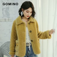 GOMINO Бархатная импортная шерстяная длинная куртка, 2019, средней длины