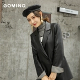 GOMINO Демисезонный импортный плащ, 2019, из натуральной кожи