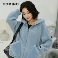 GOMINO Ножницы овечья ножница 2019 Новый хэинский меховой кусочек повседневный фур