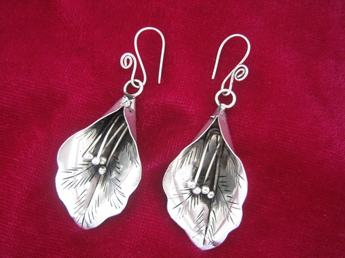 Этнический аксессуар ручной работы, серьги в виде цветка, этнический стиль