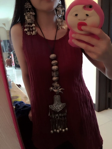 Этнический длинный аксессуар, серьги с кисточками ручной работы, подвеска, этнический стиль, длина макси