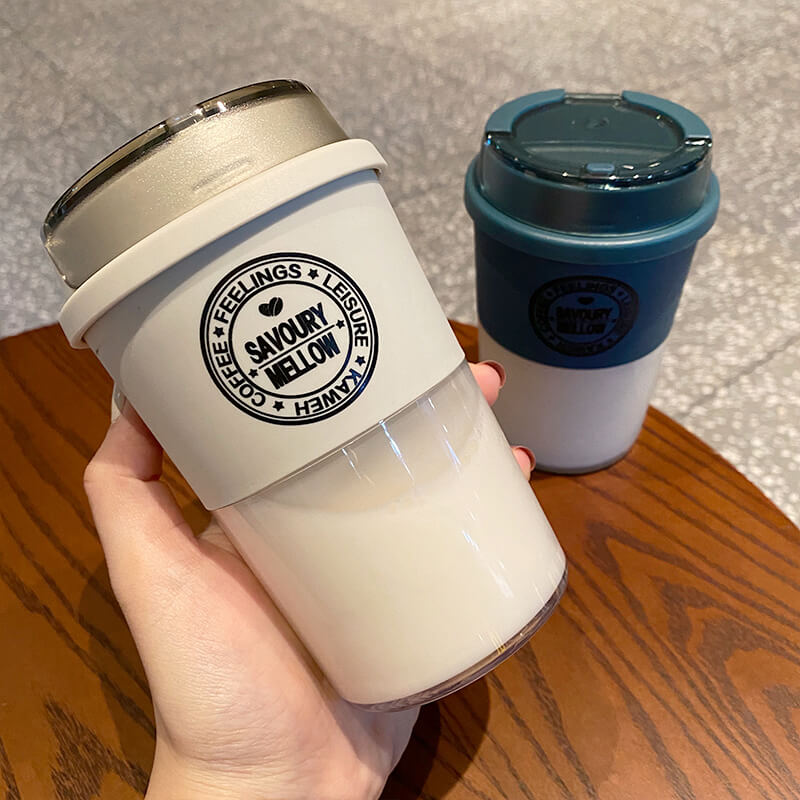 Cups Ins brief freshener Department of young girl student portable tritan water cup office Coffee accompanying cup