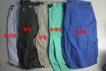 Mens foreign trade Sweden Outdoor Summer thin Quick Dry Pure Cotton Multibag Tooling Shorts With Big Code 6 Colors