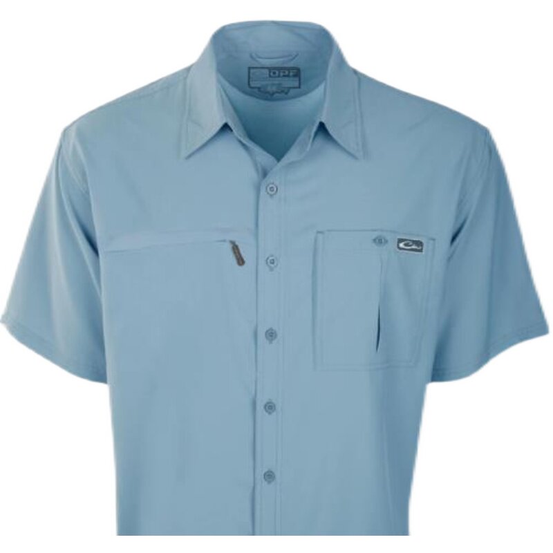 American hunt Drake DPF Flyweight Summer speed dry breathable light fishing casual short sleeve shirt-Taobao