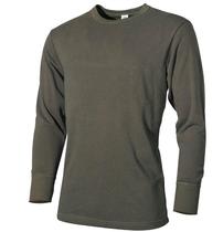 German tactical outdoor equipment MFH olive green BW cotton autumn and winter round neck towel bottom thickened warm fleece jacket