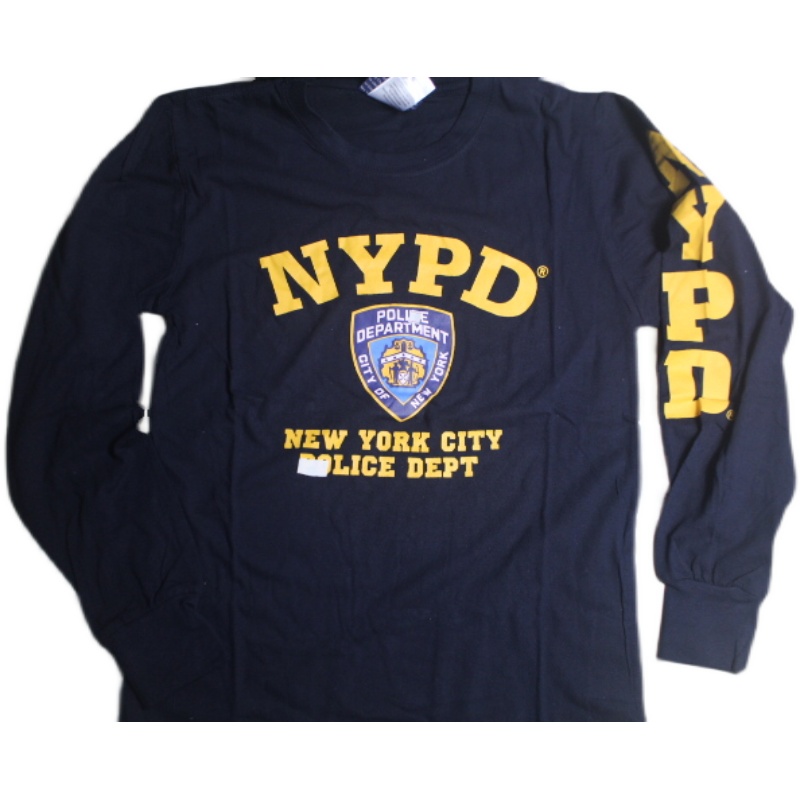 American 9 11NYPD commemorates men's cotton - stained longsleeve fans sports leisure spring and autumn T shirt