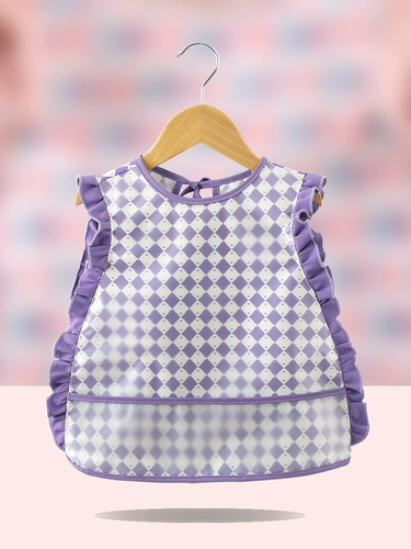 Детский летний слюнявчик, тонкий водонепроницаемый нагрудник без рукавов, анти-грязь, сзади на завязках