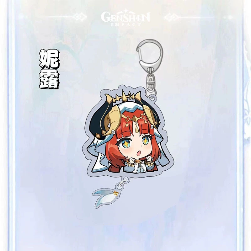 Genshin Impact, keychain, cute backpack accessory, Birthday gift