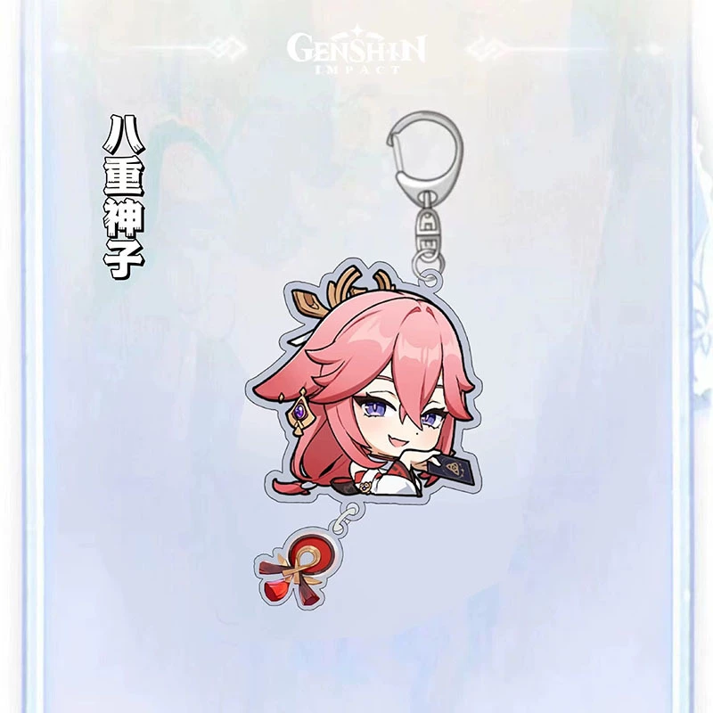 Genshin Impact, keychain, cute backpack accessory, Birthday gift