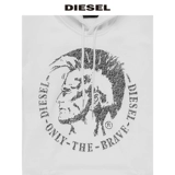 Diesel Лонгслив с капюшоном, спортивный комплект, свободный крой