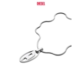 DIESEL для мужчин и женщин в одном стиле, 25 новых модных кулонов OVAL D, ожерелье DX134200DJW