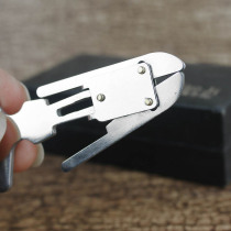 Heather wood pipe carbon repairer stainless steel carbon removal layer ash cleaning tool bucket scraper carbon knife cleaning special accessories