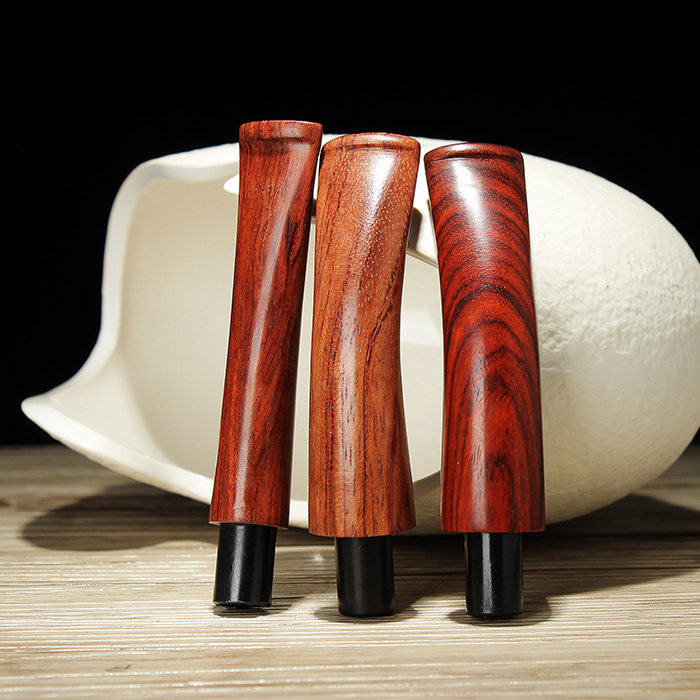 Noble rosewood solid wood men's pipe mouthpiece accessories pipe mouth handle mouthpiece mouthpiece mouthpiece pipe mouthpiece