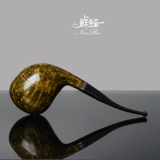 Newbee Fresh Bee, деревянная труба ручной работы с твердым деревом сплошной деревянной слийки с двойным дымом сражается старая традиционная мужская фильтрация Fume