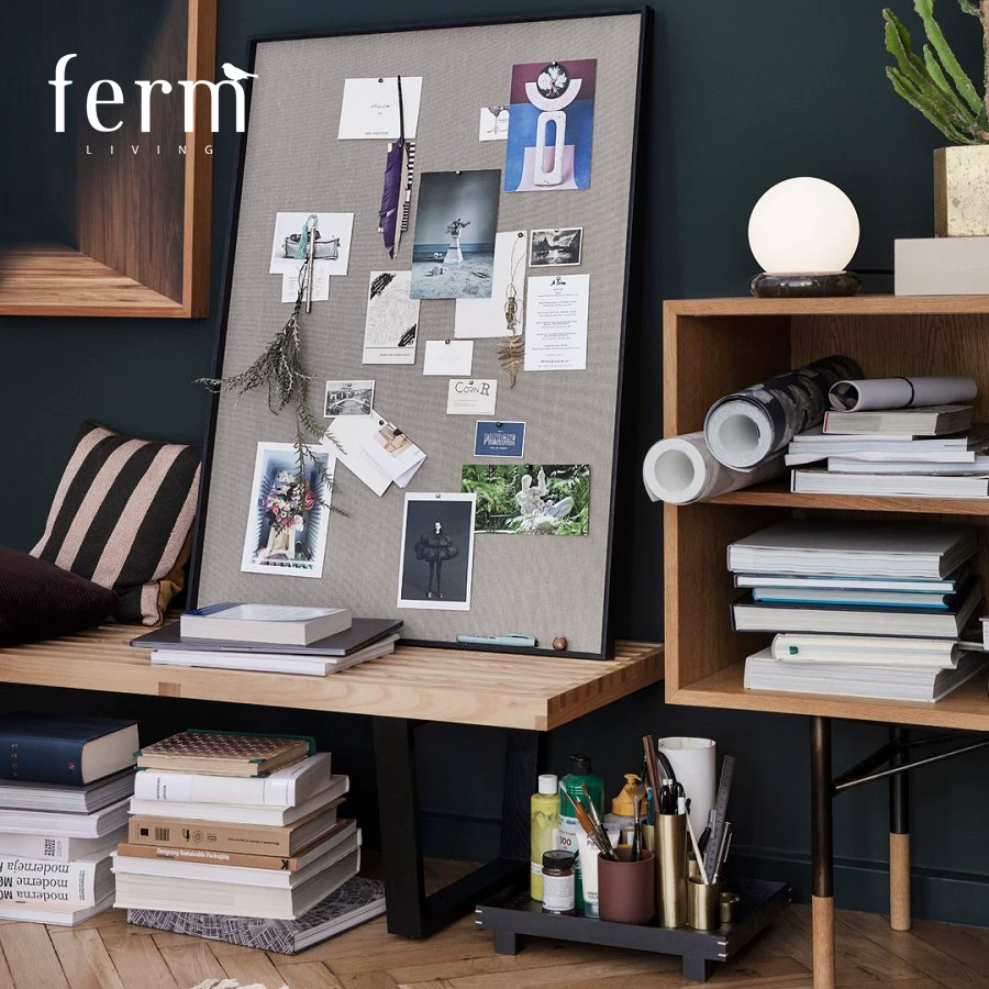 [丹麦ferm LIVING Scenery Pinboard风景插板照片板相框墙面装饰]