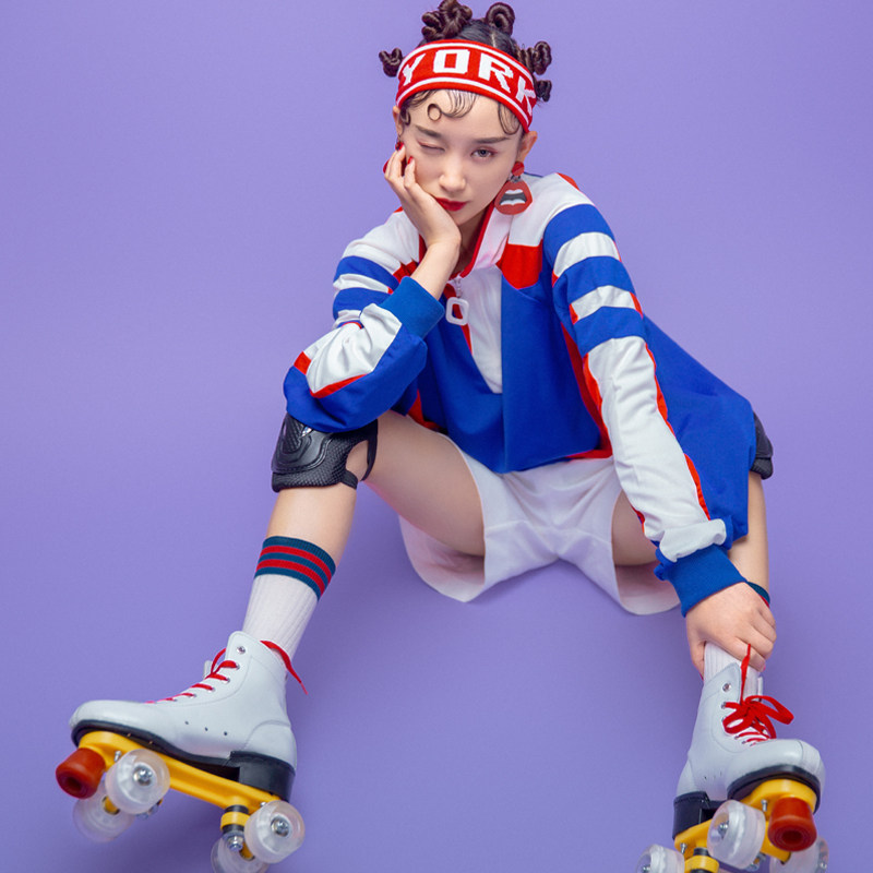 Personal Photo theme clothing sports style exhibition new personality girl fashion Hip Hop Art Photo Clothing