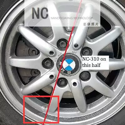 Nalo wheel easy to clean self-cleaning layer transparent oleophobic hydrophobic double sparse NC310 500g