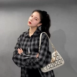 Небольшая дизайнерская сумка через плечо, модная универсальная сумка на одно плечо, сумка подмышку, коллекция 2023