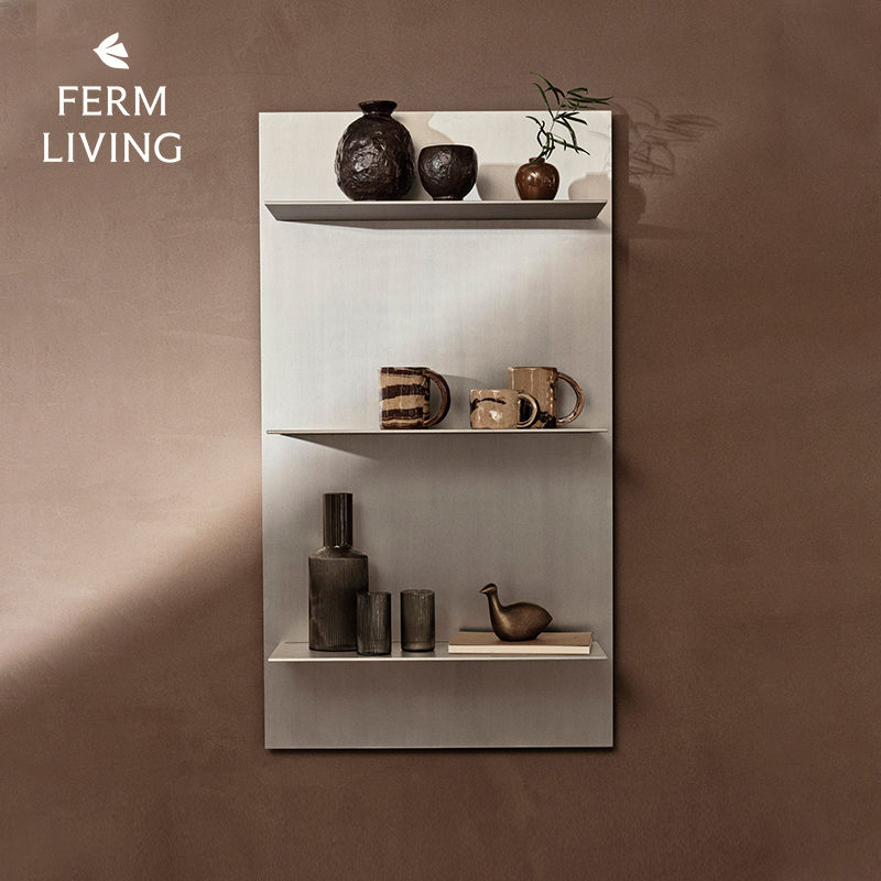Danish Ferm Living Lager Aluminum Wall Shelf Metal Wall Display Rack Display Shelf Storage Rack Danish Ferm Living Lager Aluminum Wall Shelf Metal Wall Display Rack Display Shelf Storage Rack