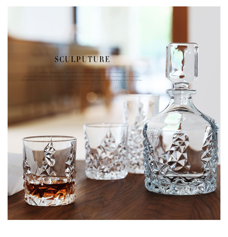Đức nhập khẩu rượu thủy tinh pha lê Nachtmann rượu whisky thủy tinh chạm khắc rượu bia sáng tạo - Rượu vang ly rượu vang đẹp