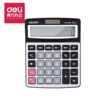 Dili 1673 Financial Office Calculator Accounting Computer 12 Bit Large Screen Dual Power Solar Calculator