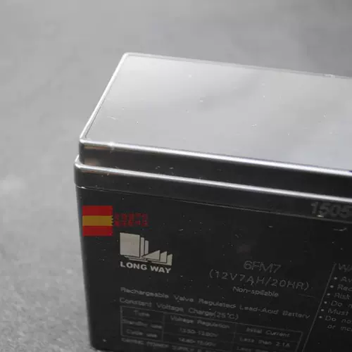 Электрический автомобильный аккумулятор с аксессуарами, 12v, 7A, 20HR, 12v, 7A