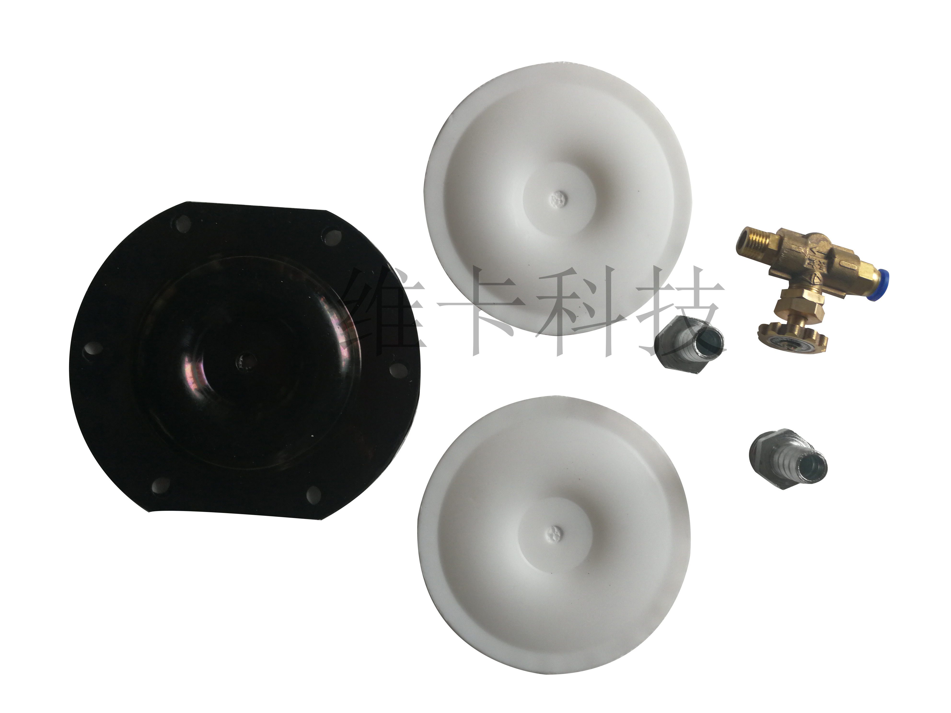 Original Jin Changjiang QSM-CJ602 pneumatic two-way diaphragm pump gasket black and white corrosion-resistant double diaphragm