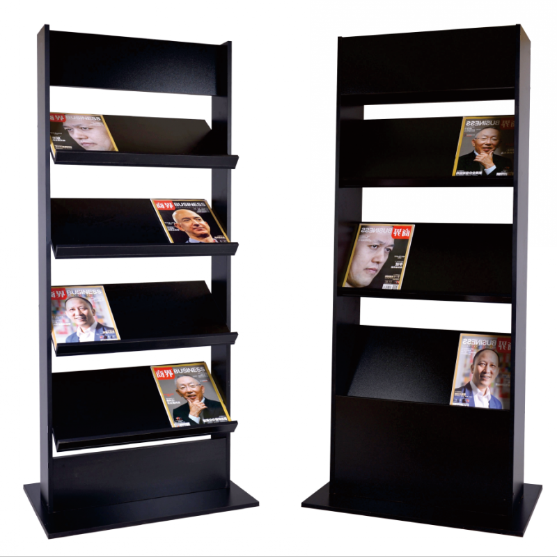 Wood Family Type Picture Show Rack Information Shelf Book Newspaper Shelf Propaganda Racks Press Shelf Landing Issue Magazine Shelf Single Shelf
