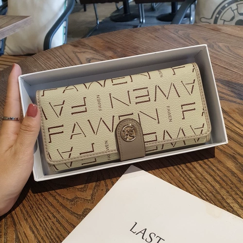 Высококачественный бумажник, длинная сумка через плечо, вместительный и большой небольшой дизайнерский кошелек, коллекция 2023, в корейском стиле