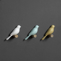 Bird wall decoration European creative wall adhesive hook coat rack row hook bedroom clothing store wall decoration new product