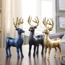 Key storage ornaments porch creative deer Nordic entrance living room desktop sundries coffee table remote control storage box