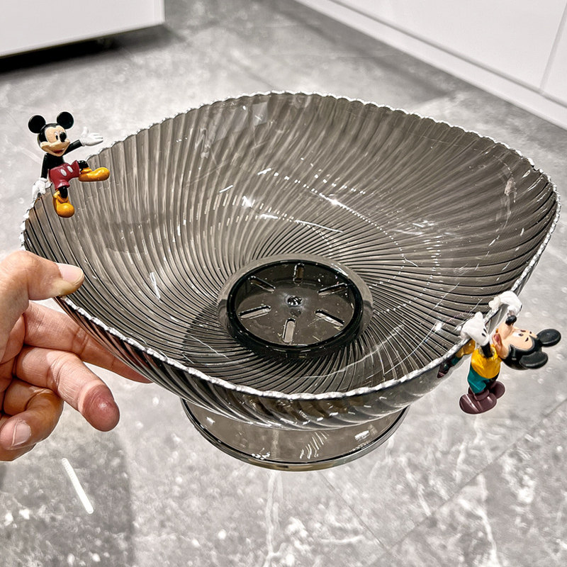 Light extravagant fruit tray living room home 2023 new candy tray snacks placement disc upscale drain fruit basket dried fruit pan-Taobao