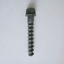 Wooden thread studs 22*165 Wood sleepers road studs railway spikes spiral spikes mechanism studs cement pillow studs