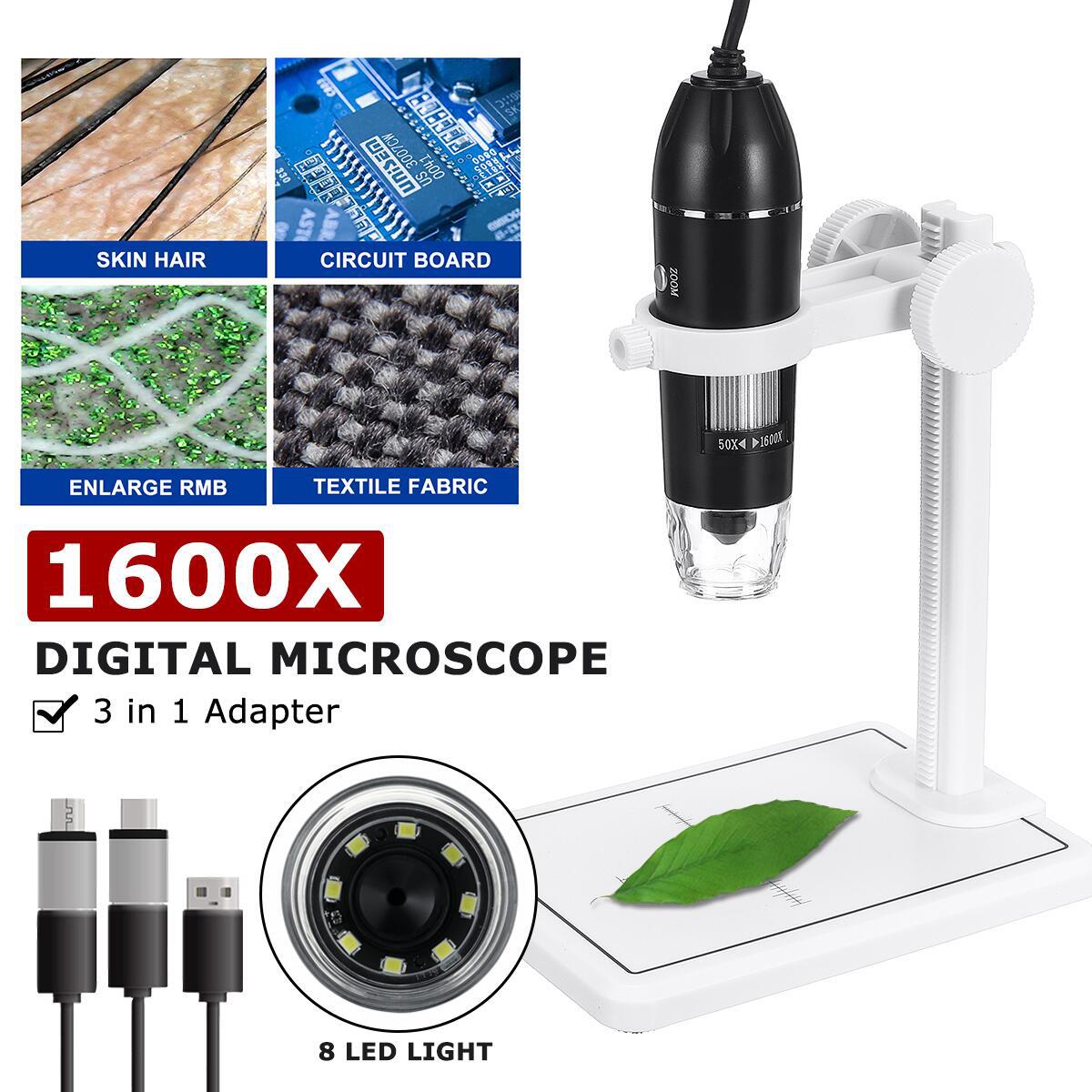 Hot selling new products 1600X Repair electronic microscope Handheld magnifying glass Beauty Medical digital microscopy Spot