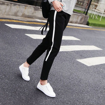 Pregnant Woman Pants Spring 2019 New Loose Outside Wear Casual Sports Pants Long Pants Tide Moms Pregnancy Women Dress Spring Clothing Thin