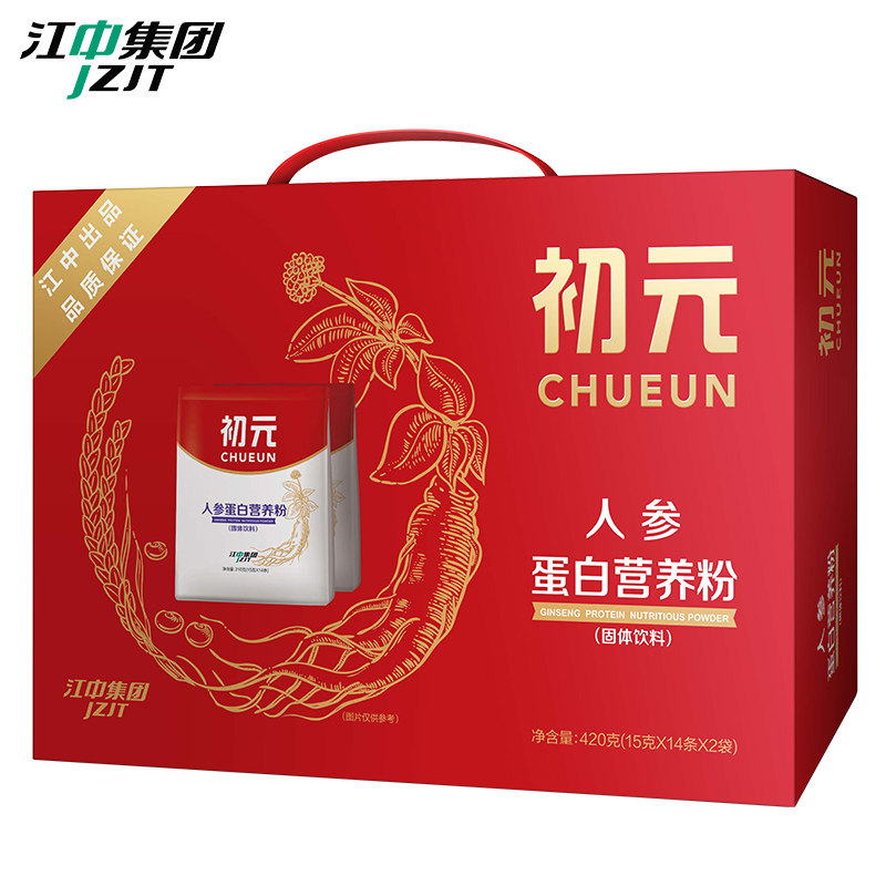 江中集团 初元 人参蛋白双重营养粉 420g 图1